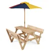 Set da giardino per bambini COSTWAY con ombrellone, tavolo Anteprima dell’immagine prodotto 1