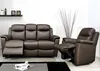 3-Sitzer Sofa und Sessel mit Relaxfunktion EVASION - braun Produktbild-Vorschau 5
