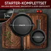 GUSSKÖNIG Dutch Oven Set 8-teilig - bereits eingebranntes Produktbild-Vorschau 4