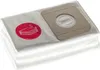 A stack of white vacuum cleaner bags with a red circular label showing a stack of bags and the number 5. Podgląd zdjęcia produktu