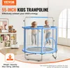 Vevor Trampolina Dziecięca Mini 147 Cm Z Siatką I Koszem Podgląd zdjęcia produktu 2