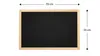 Lavagna nera con cornice in legno naturale 70x50 cm Anteprima dell’immagine prodotto 13
