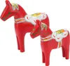Wooden Swedish Dala Horse,Swedish Dala Horse Statue,Wooden Podgląd zdjęcia produktu 1