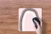 MuchoWow® Mauspad Mousepad Regenbogen - Minimalismus - Rosa Produktbild-Vorschau 3