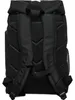 The back view of a black backpack. Produktbild-Vorschau