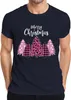 Merry Christmas Weihnachtsbaum Kariert Pink - Weihnachten Produktbild-Vorschau 1