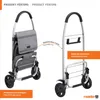 Meister boodschappenwagen, grijs, 54 + 5 liter – Opvouwbare Productafbeelding-voorbeeld 11