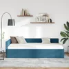 vidaXL Rohový rám postele s čelem modrý 80 cm x 200 cm Náhled obrázku produktu 3