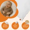 Kinderwagenkissen 80 x 80 cm, Füllung aus Daunen und Produktbild-Vorschau 3