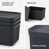 Jive opbergbox met deksel, 16 liter, 3-delig. Stapelbare Productafbeelding-voorbeeld 7