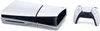 A PlayStation 5 console and controller are shown on a white background. Produktbild-Vorschau