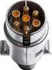 7-poliger KAMAR-Stecker für Anhängerkupplungsbuchse, Metall Produktbild-Vorschau 1