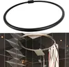 Alu Ringstange Schwarz Matt Rund Ø 80 cm Duschvorhangstange Produktbild-Vorschau 1
