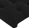 vidaXL Kopfteil Schwarz 90x7x118/128 cm Samt Produktbild-Vorschau 4
