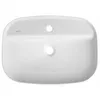Lavabo in Vetroceramica INFINITY da incasso 55x40cm, bianco Anteprima dell’immagine prodotto 3
