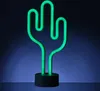 LED NEON Figur Kaktus - Dekoleuchte - H- 30cm - Batterie oder USB Betrieb - stehend - gruen Produktbild-Vorschau