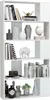 vidaXL Bücherregal/Raumteiler Hochglanz-Weiß 80x24x159 cm - Produktbild-Vorschau 11