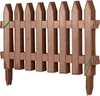 A brown plastic garden fence section. Náhľad obrázku produktu