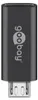 Goobay 55553 Vysokorýchlostný adaptér USB 2.0, sivý - Náhľad obrázku produktu 1