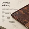 Deleca Duża Deska do Krojenia z Orzecha Włoskiego - Deska Podgląd zdjęcia produktu 5