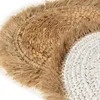 Bazar Bizar Tovaglietta in rafia bianco e marrone 45x45x1 Anteprima dell’immagine prodotto 5
