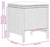 vidaXL Záhradné stoličky 2 ks béžové a krémové 38 x 38 x 45 Náhľad obrázku produktu 8