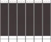 vidaXL 6 ks Paraván hnědý 200x200 cm Látka Náhled obrázku produktu 3