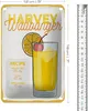 Blechschild Rezept Harvey Wallbanger Cocktail Recipe Produktbild-Vorschau 2