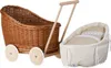 Luna Puppenwagen und Puppenwiege aus Weide mit Bettwäsche Produktbild-Vorschau 6
