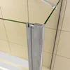 AICA 120cmx140cm Rechtsmontage Badewannenaufsatz 6mm NANO Produktbild-Vorschau 4