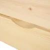 Homestyle4u Drevená posteľ 140x200 s 2 zásuvkami Prírodná Náhľad obrázku produktu 13