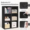 WOLTU Bücherregal Würfelregal 6 Fächer, Büroregal Produktbild-Vorschau 6