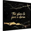 MuchoWow® Gerahmtes Poster Zitat - Sprichwörter - Gold - Produktbild-Vorschau 1