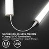 B.K.Licht lot de 2 réglettes LED pour cuisine et atelier, Voir les images du produit 4