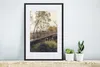 MuchoWow® Gerahmtes Poster Herbst - Brücke - Bäume 40x60 cm Produktbild-Vorschau 4