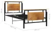 vidaXL Bettgestell Metall 100x200 cm Produktbild-Vorschau 5