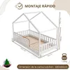 Cama infantil Crazy Pine de 90x190 cm – Cama para niños Vista previa de la imagen del producto 2