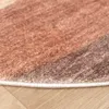 Volero - Moderner Teppich Rund - Field Terra Rot - Ø 160 cm Produktbild-Vorschau 5