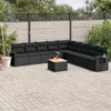 The Living Store 10-tlg. Garten-Sofagarnitur mit Kissen Produktbild-Vorschau 2