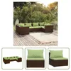 The Living Store 6-tlg. Garten-Lounge-Set mit Auflagen Poly Produktbild-Vorschau 1