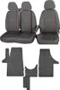 Set di coprisedili e tappetini in gomma per VW Transporter Anteprima dell’immagine prodotto 1