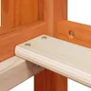 Hochbett mit Dach Wachsbraun 90x190 cm Massivholz Kiefer Produktbild-Vorschau 10