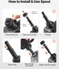 Bidon de carburant VEVOR 5 L, bidon d'essence avec bec Voir les images du produit 6