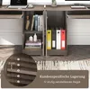 COSTWAY Schreibtisch L-Form, Eckschreibtisch mit Produktbild-Vorschau 4