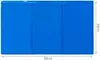A blue cooling mat for pets, divided into three sections. Produktbild-Vorschau
