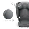 A close-up of a car seat with an inset showing a magnified view of the fabric and airflow graphics. Produktbild-Vorschau