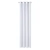 Ösenvorhang Uni Vorhang „Katar“ weiß transparent 140 cm x Produktbild-Vorschau 4