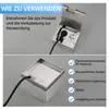 Zásuvka do podlahy s vodotesným krytom Náhľad obrázku produktu 4