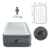 An infographic and product image showing an inflatable mattress with dimensions and weight capacity. Náhled obrázku produktu