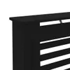 vidaXL Habillage de radiateur noir 172x19x81,5 cm MDF Voir les images du produit 7